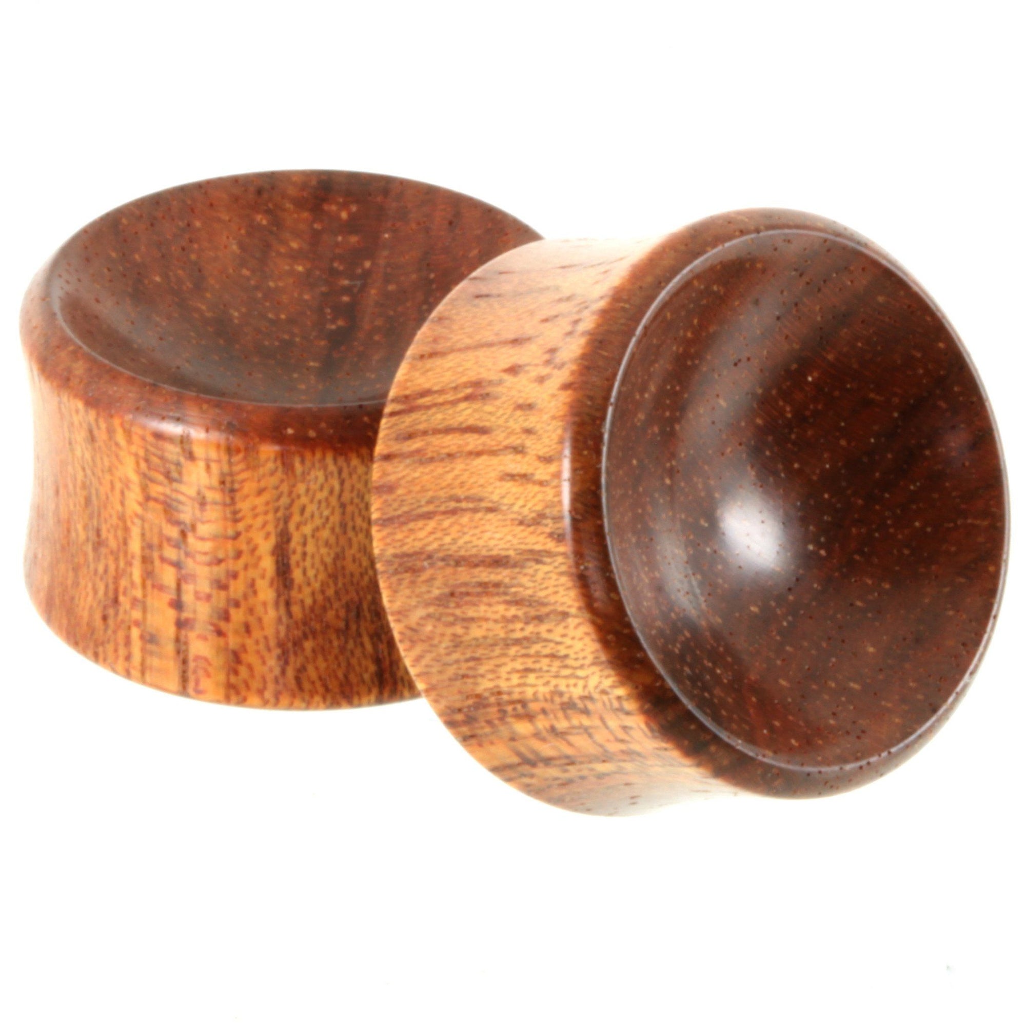 Bloodwood Bowl Plugs, jewellery, body jewellery. - Southshore Adornments 