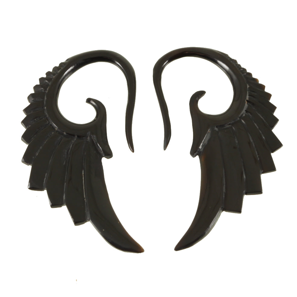 Buffalo Horn Hangies - Wings Style 1 | 2.5mm (10g)
