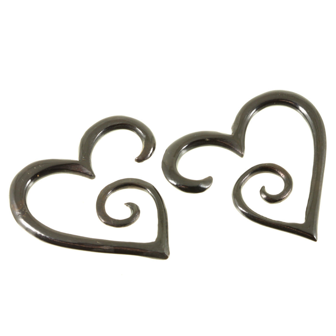 Buffalo Horn Hangies - Heart Hangers | 3mm (8g)