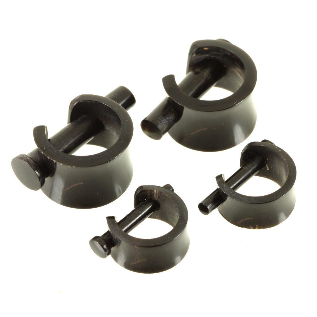 Buffalo Horn Hoop Plugs | 3mm (8g) 5mm (4g)