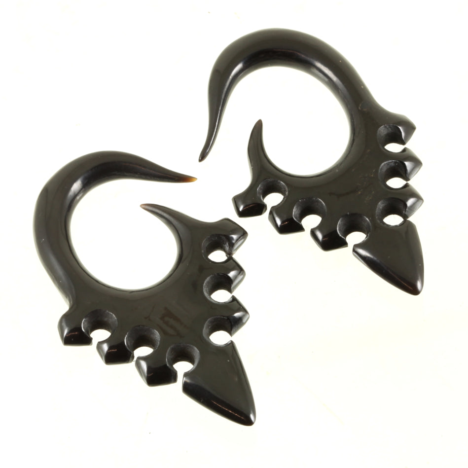 Buffalo Horn Hangies - Shield Hangers | 3mm (8g) & 5mm (4g)