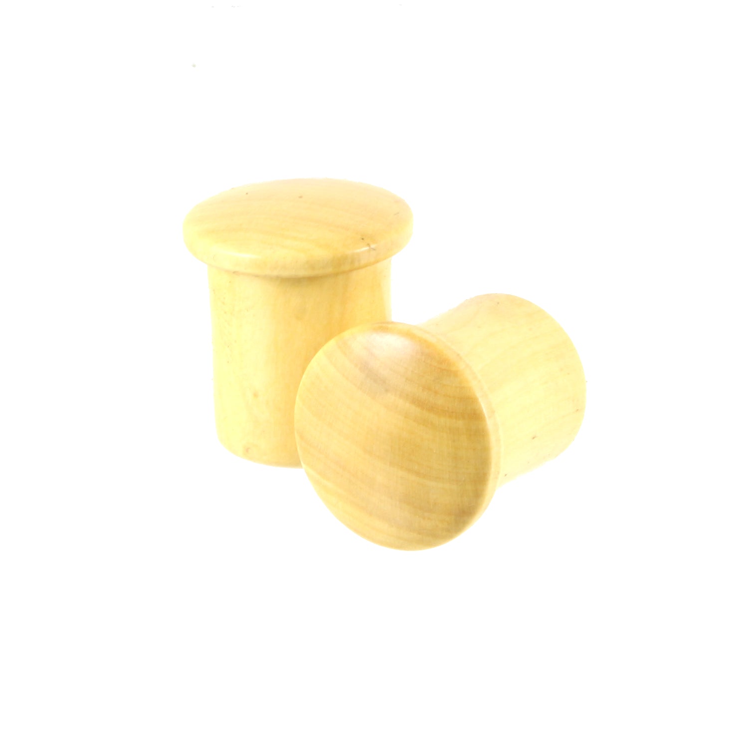 English Boxwood Single Flare Plugs | Pair