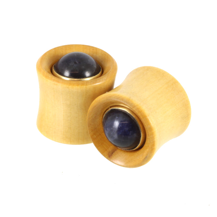 Boxwood Plugs - Sodalite | 13mm (1/2")
