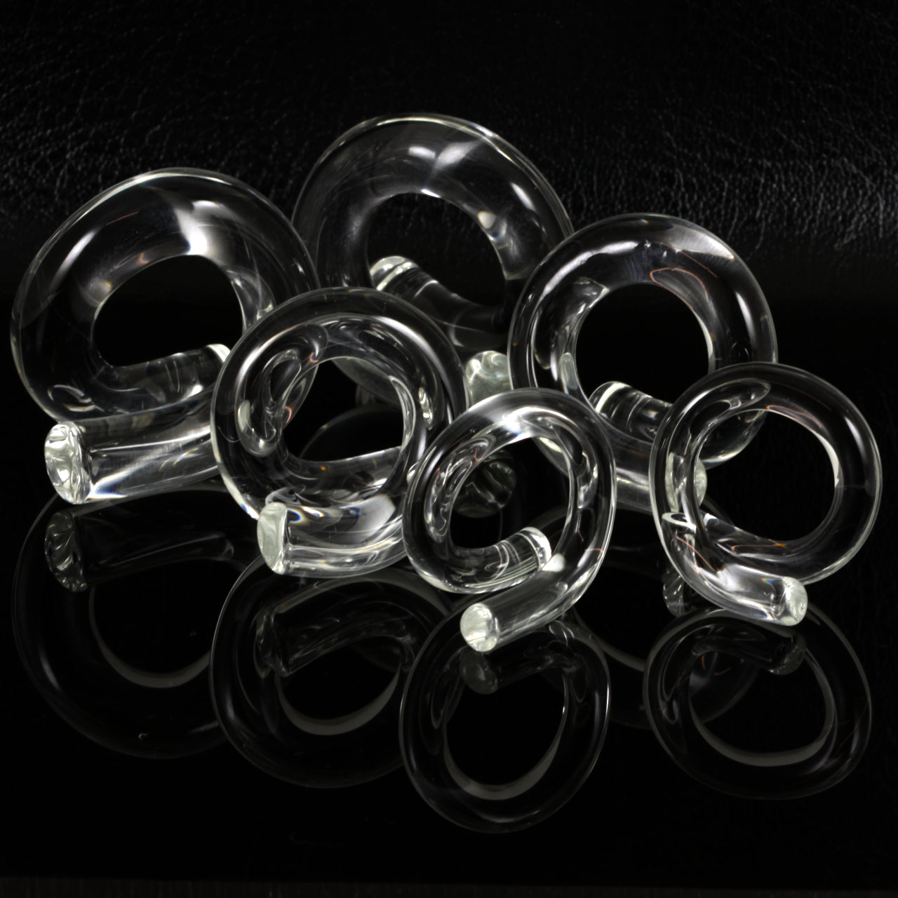Clear Glass Coil Weights