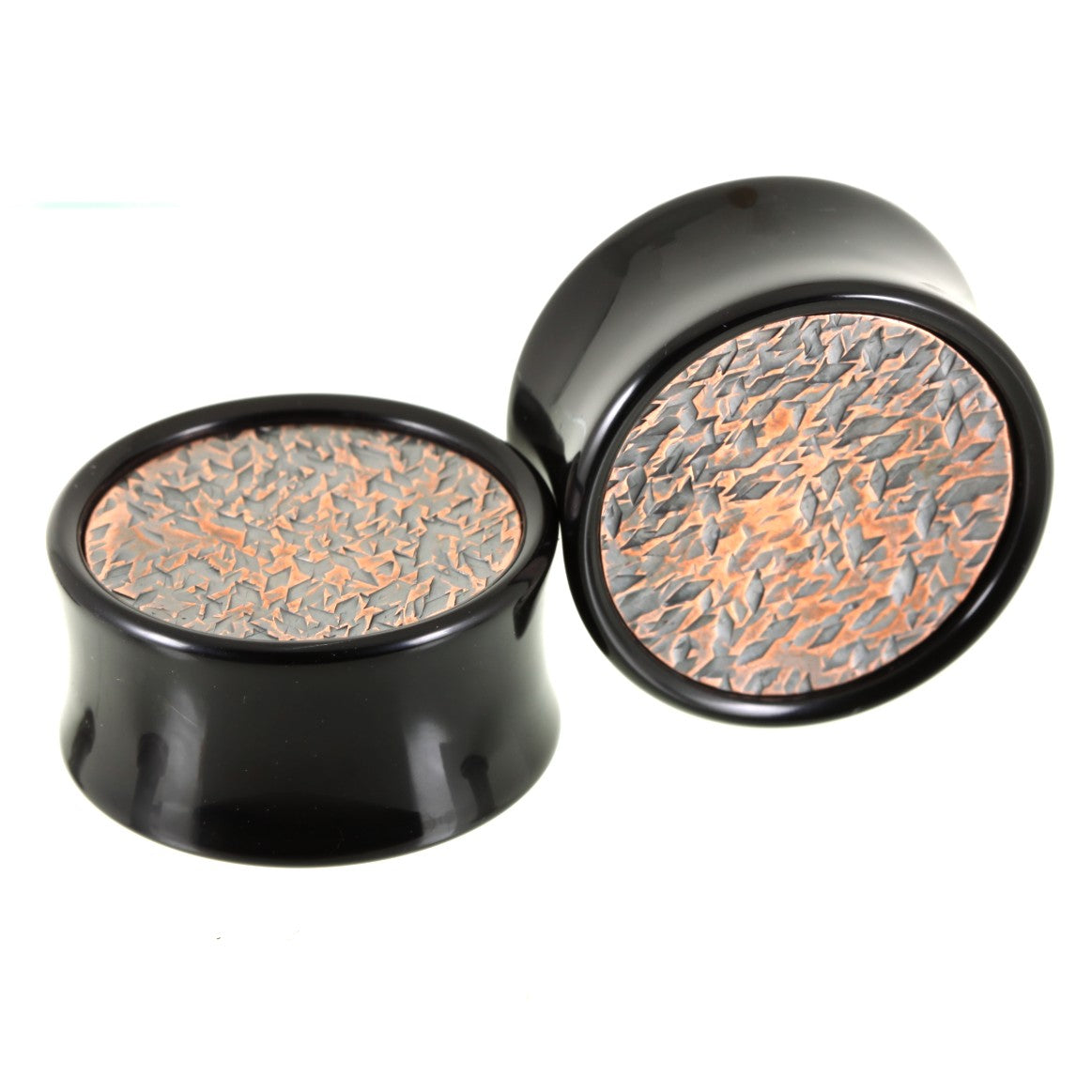 Delrin Plugs - 'Camo' Texture Inlay | Pair