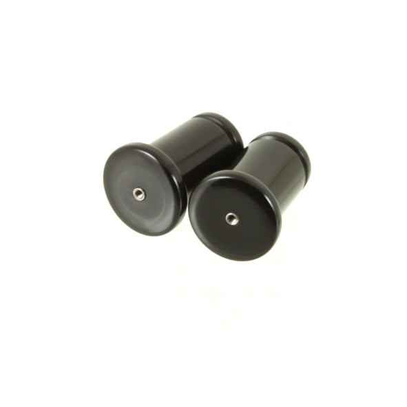 Delrin Single Flare Plugs -  14g Internally Threaded Insert