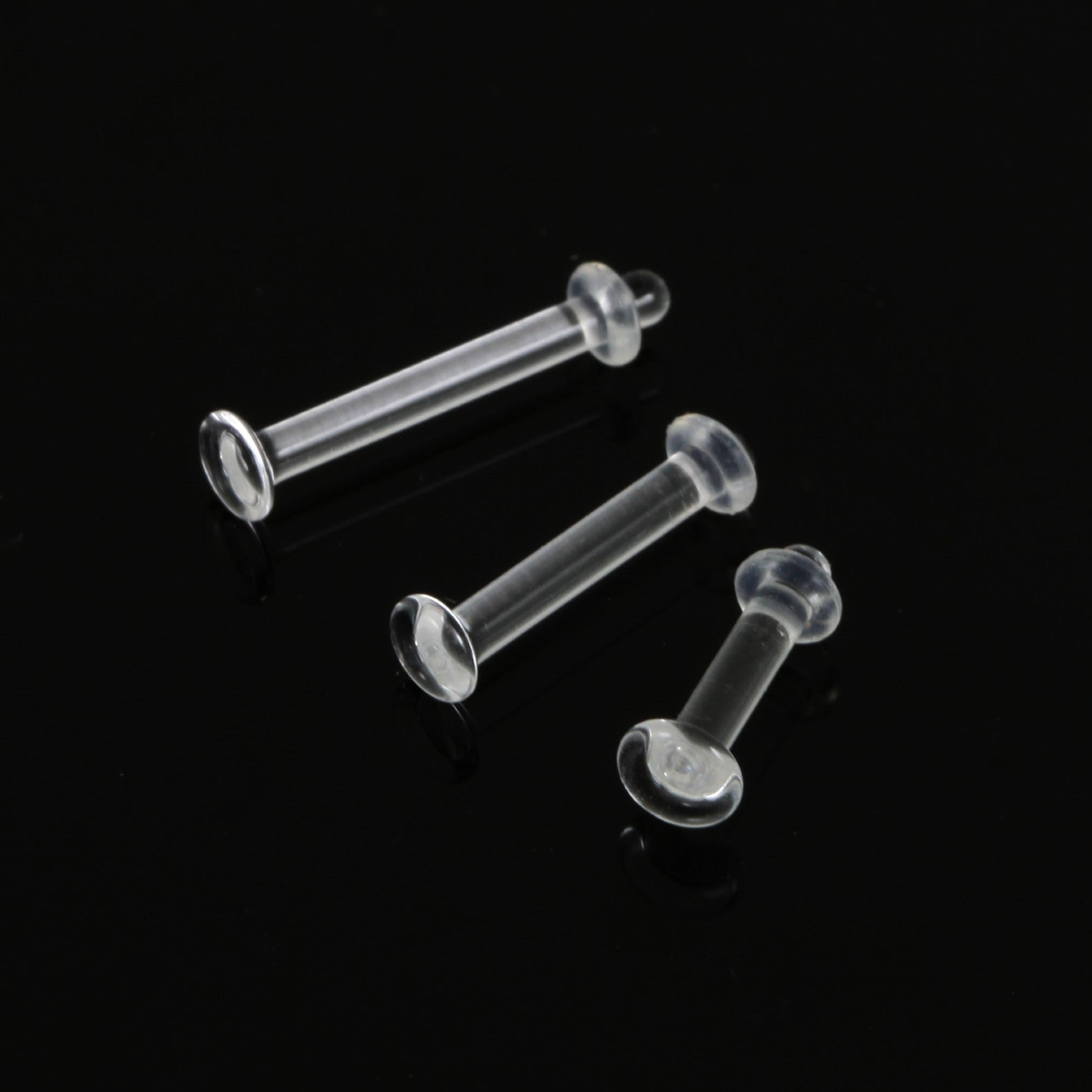 Clear Glass Single Flare Retainer