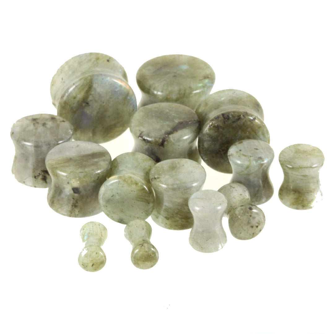 Labradorite Stone Plugs (B Grade)