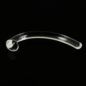 Clear Glass Curved Retainer Offset Top