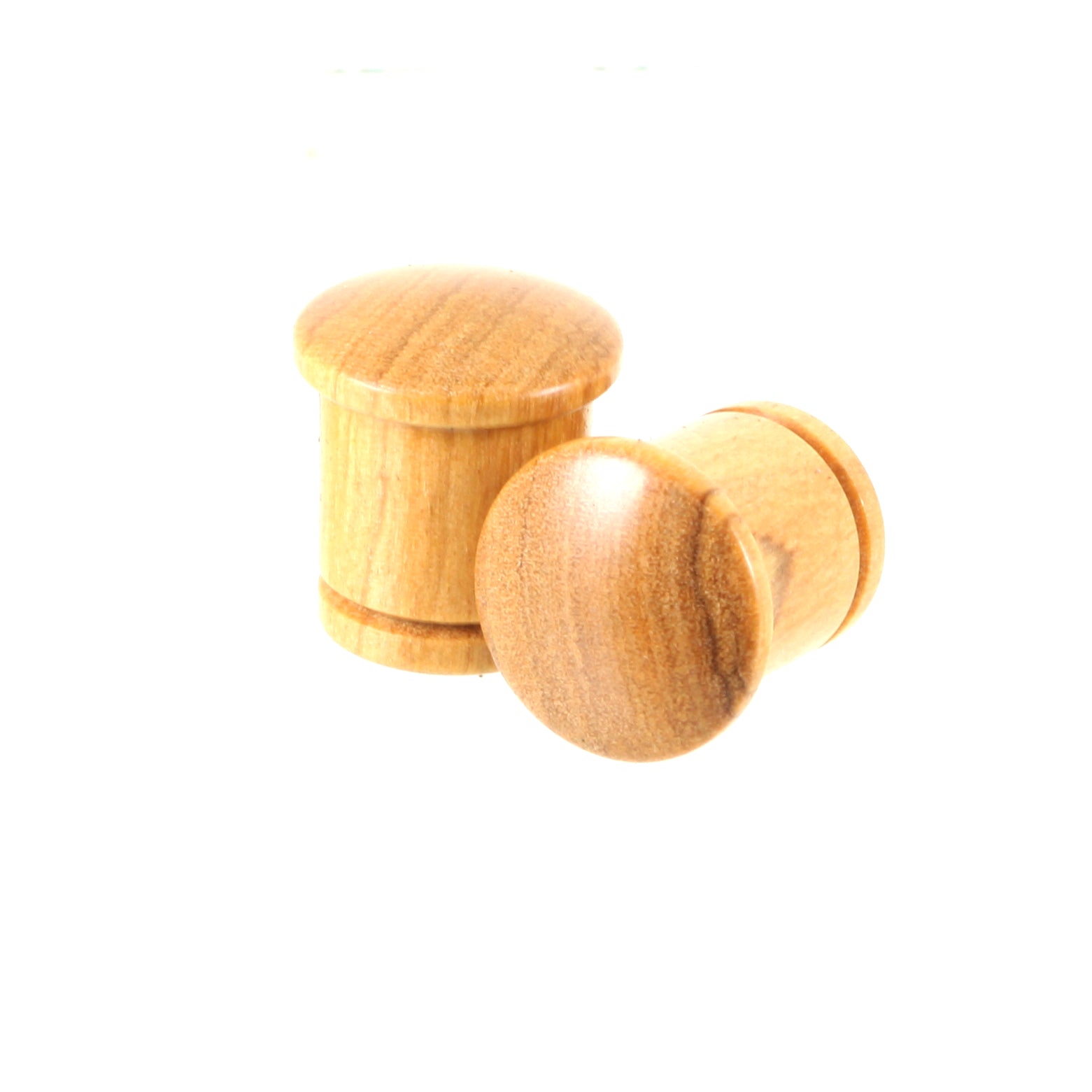 Olivewood Single Flare Plugs | Pair