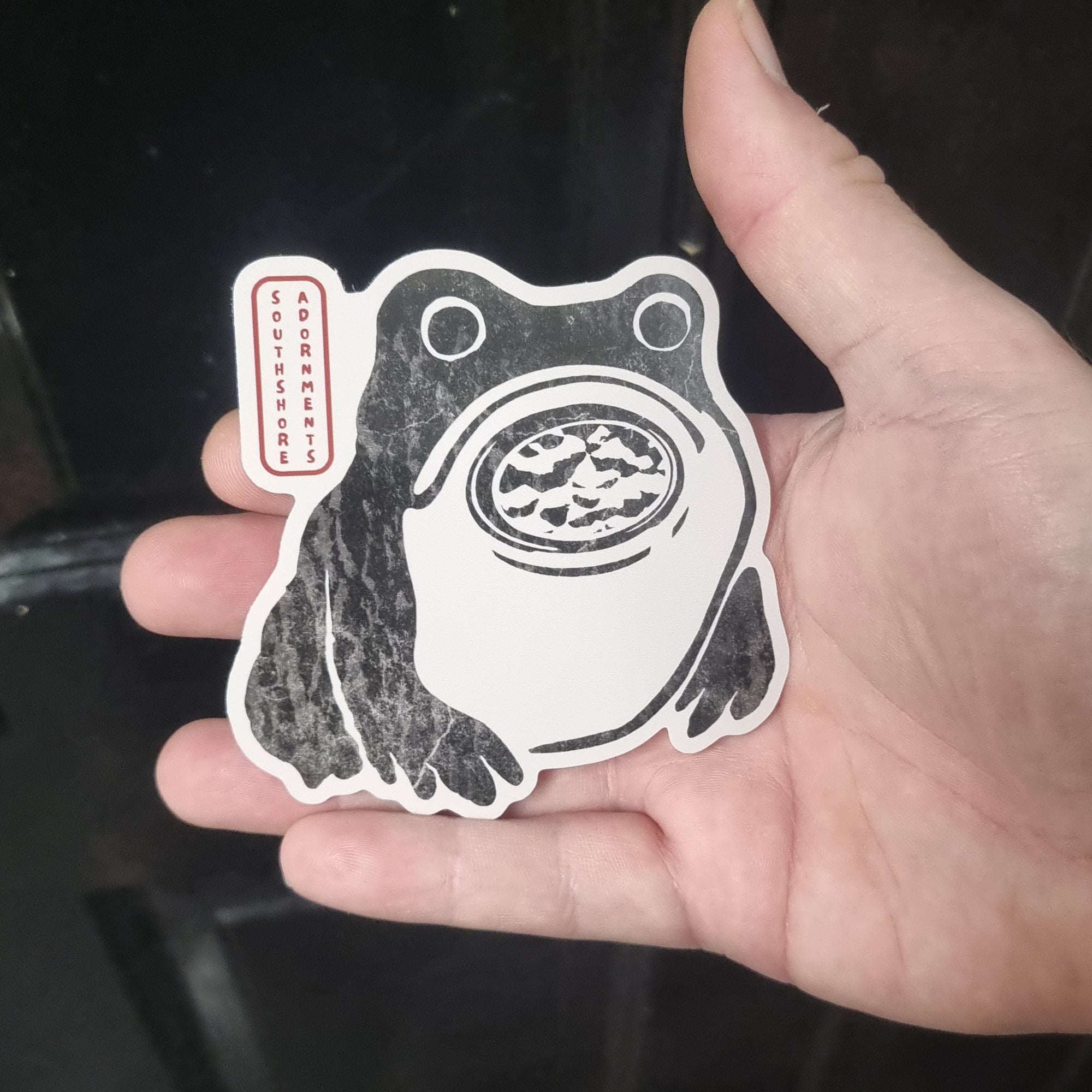 Foggo With a Lip Plug Sticker