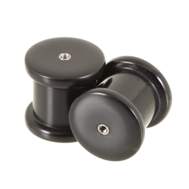 Delcron Insert Home Products Delrin Double Flare Threaded Plugs W/ 14g Threaded Insert ...