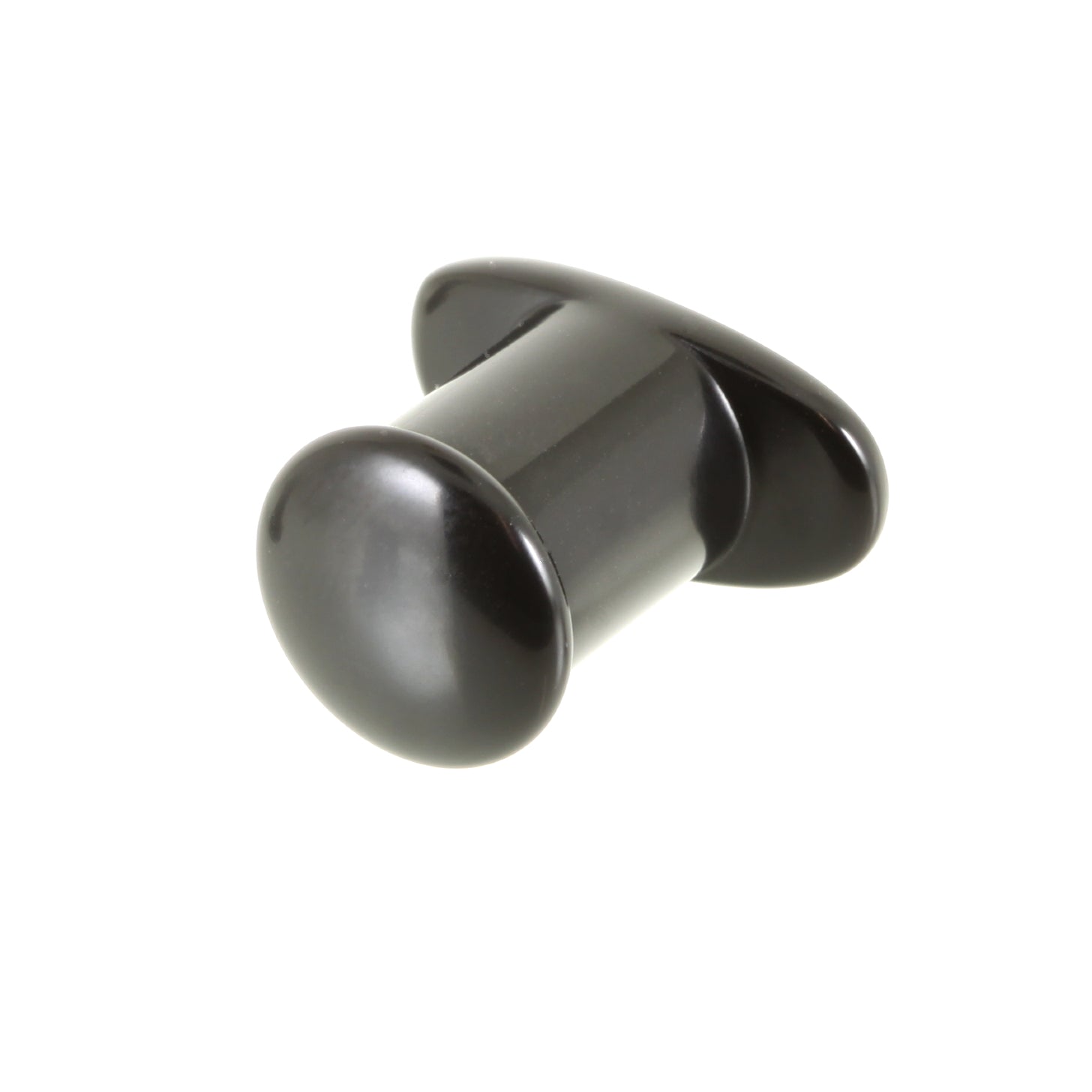 Delrin Round Labret Plug - Threaded Cap