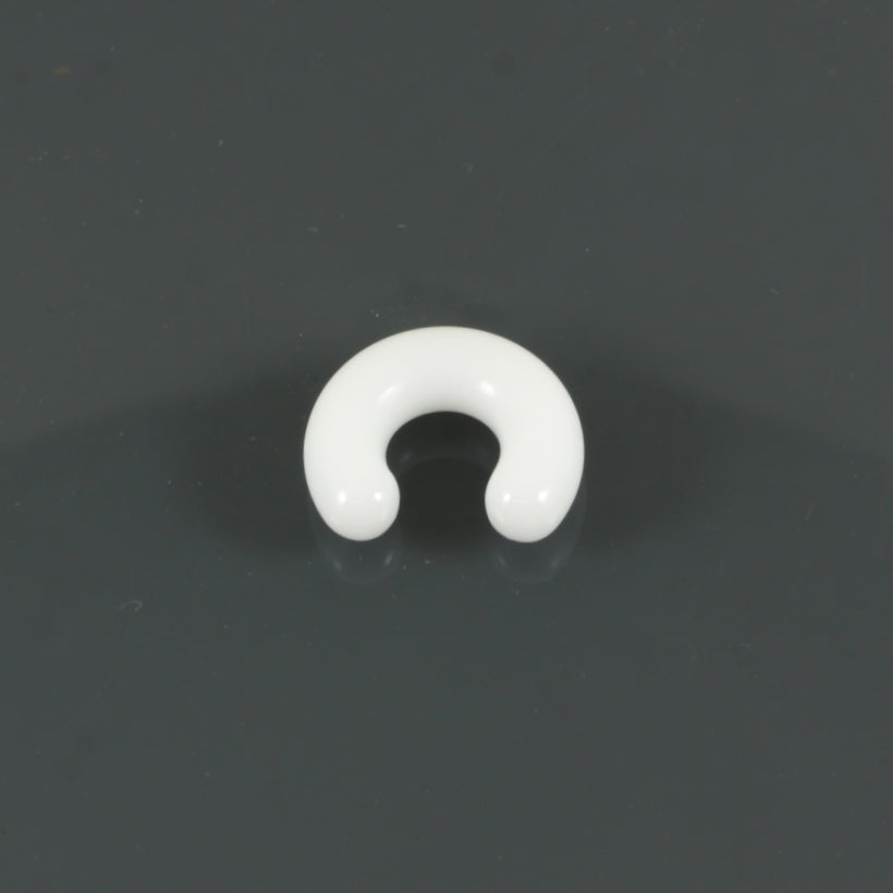 White Delrin Septum U Retainer
