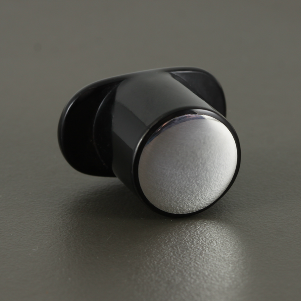 Delrin Round Labret Plug - Flush Sterling Silver Inlay | Southshore ...