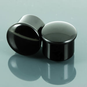 Delrin Single flare plugs | Pair jewellery, body jewellery. - 2