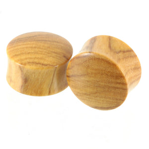 Olivewood Plugs, jewellery, body jewellery. - Southshore Adornments 