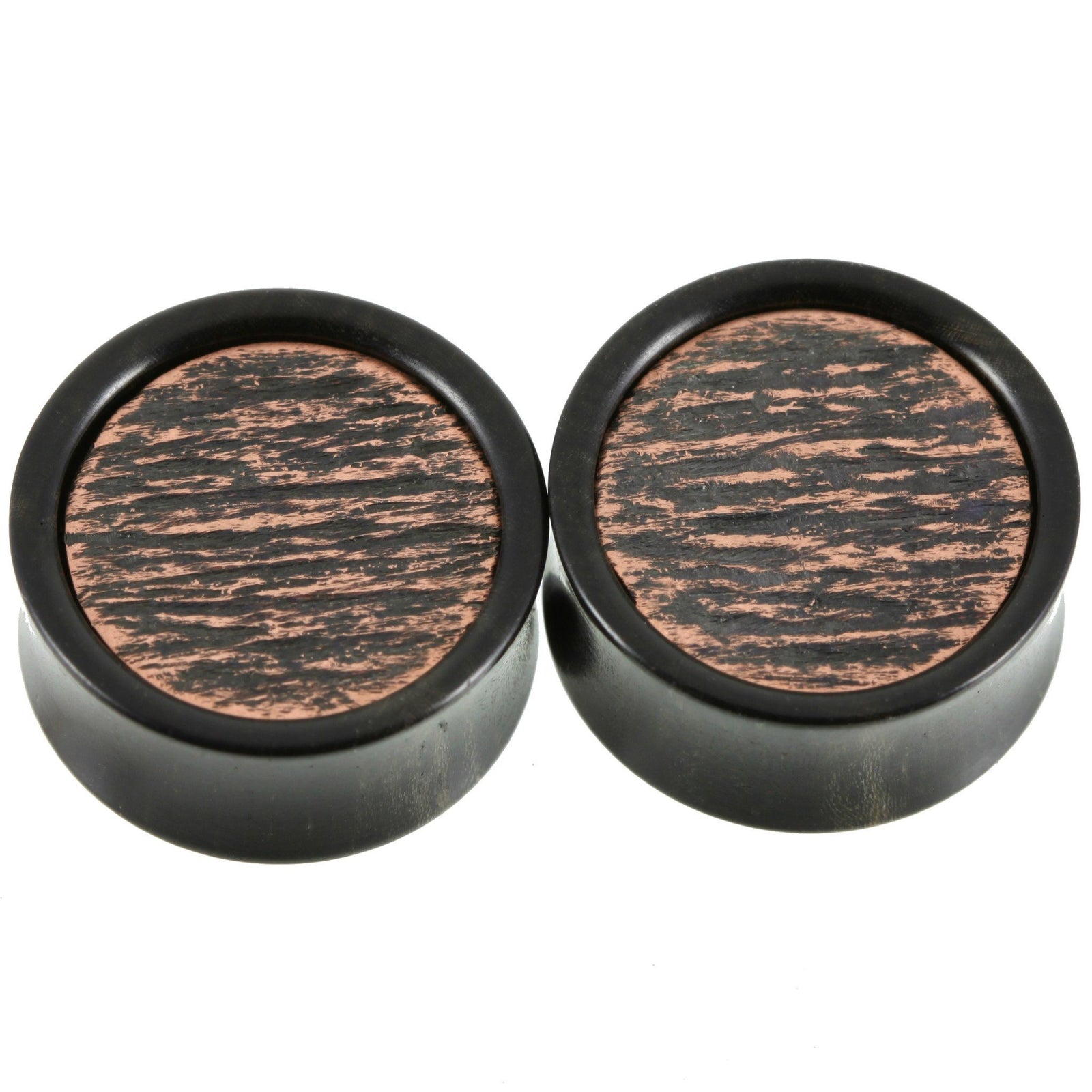 Ebony + Textured Copper, jewellery, body jewellery. - Southshore Adornments 