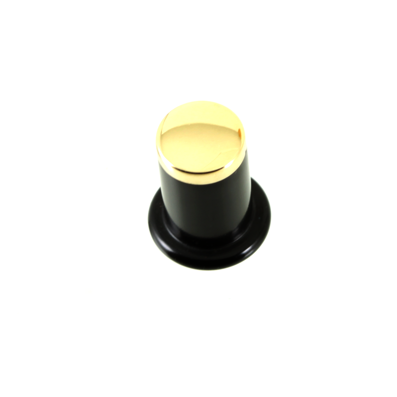 Delrin Philtrum Plug | Gold Cap