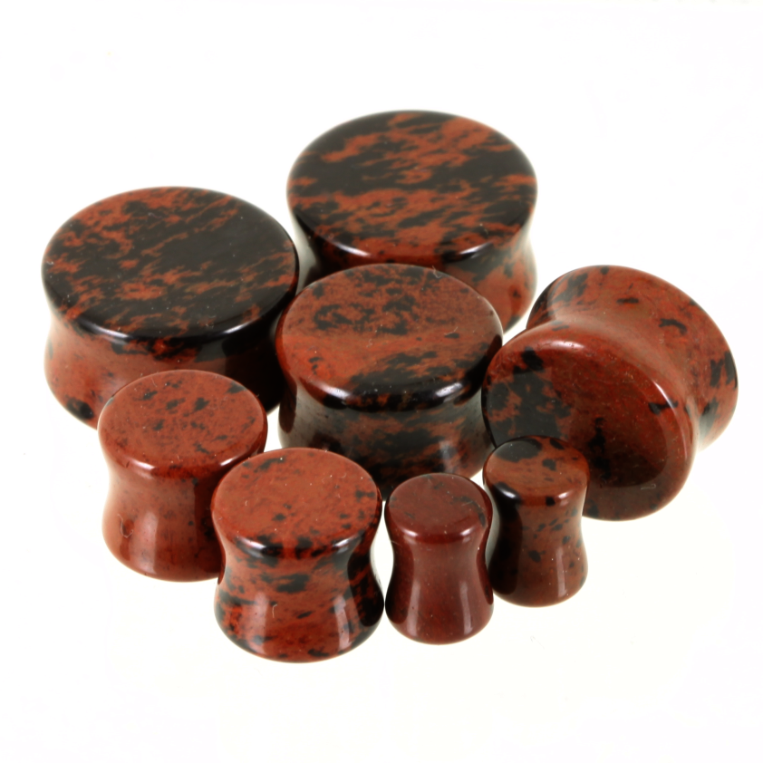 Mahogany Obsidian Plugs