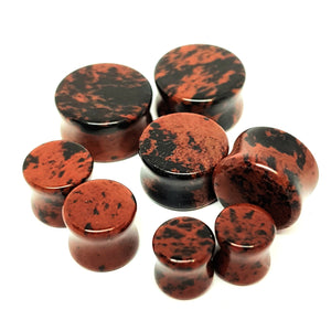 Mahogany Obsidian Plugs