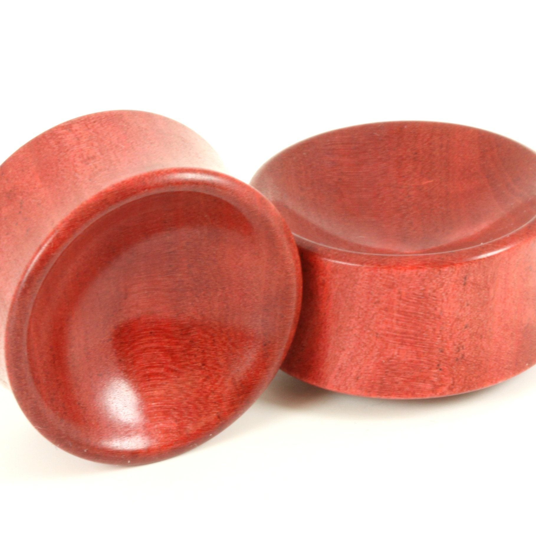 Pink Ivory Bowl Plugs, jewellery, body jewellery. - Southshore Adornments 