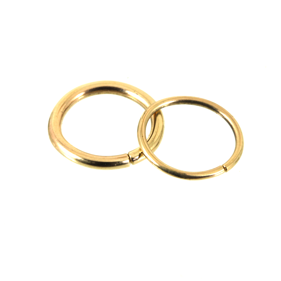 18ct Gold Seam Ring