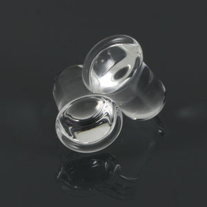 Single Flare Glass Plugs - Clear | 1 Piece,  - Southshore Adornments 
