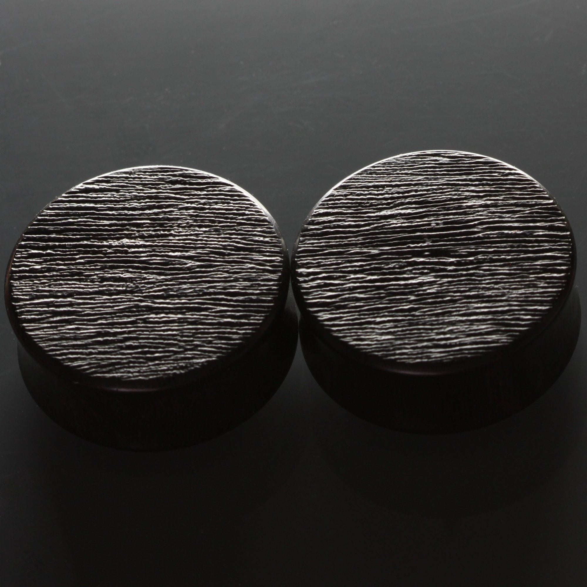 Ebony Texture plugs, jewellery, body jewellery. - Southshore Adornments 