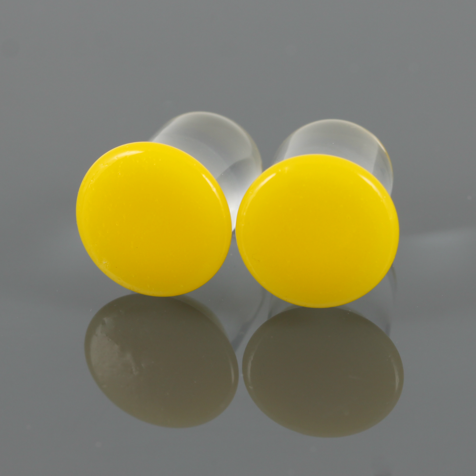 Single Flare Glass Plugs - Banana | 1 Piece